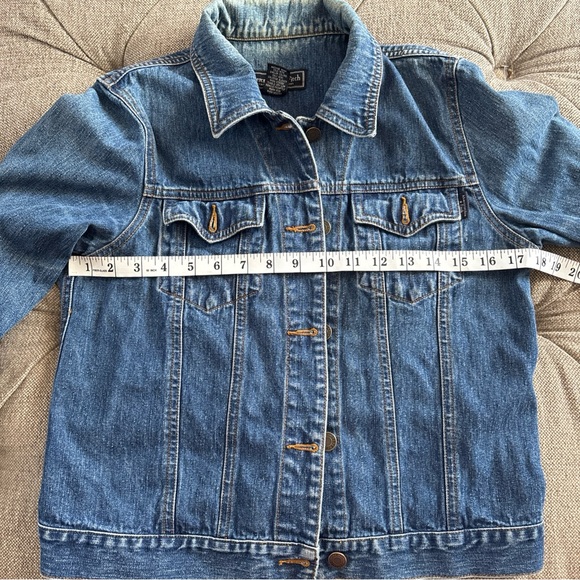 Abercrombie Denim Jacket Cotton Size M Y2K - Picture 3 of 7